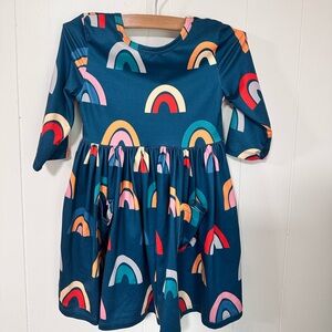 Mila & Rose Rainbow Dress 4T